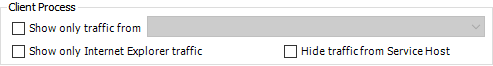监控面板-Filters-Client Process